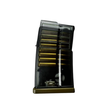 E&C HK417 Series AEG Gel Blaster Magazine – Bullet Style (Black Base Plate)