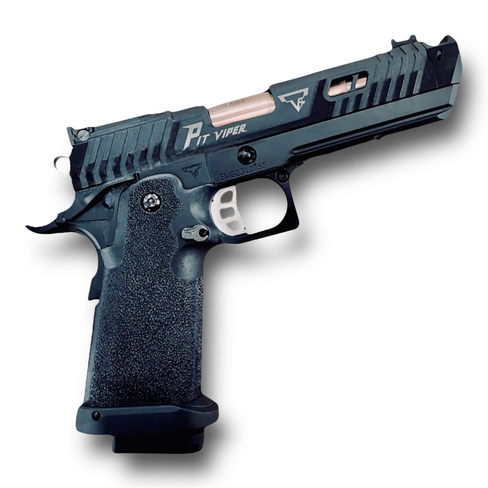 EMG TTI Licensed JW4 2011 Pit Viper GBB Gel Blaster Pistol Replica - Sand Barrel – TTPV0100-GB