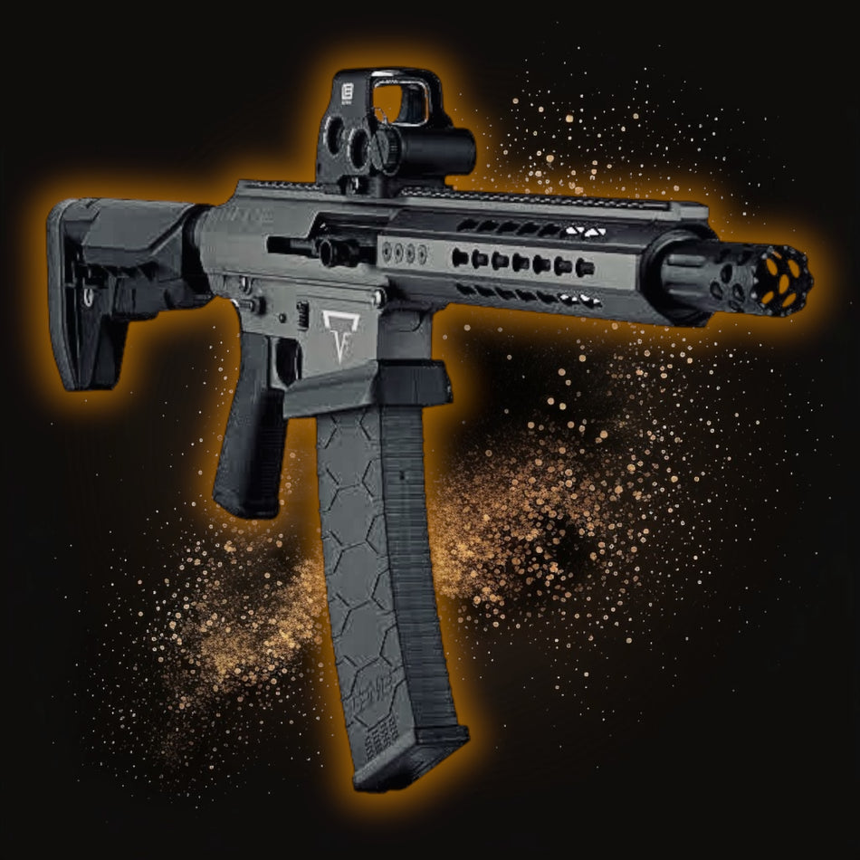 Double Bell JW4 TTI Genesis Arms GEN-12 Dracarys Shotgun AEG Gel Blaster - Gunmetal Grey - DB 040