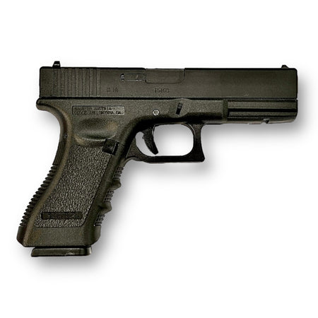 E&C - Glock G17 Gen3 GBB with Aluminium Slide Gel Blaster Pistol Replica - EC-1101 - Black