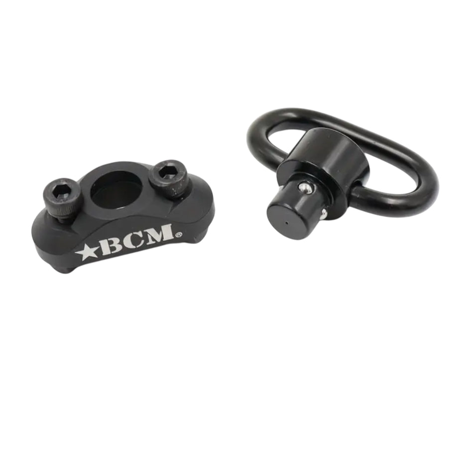 BCM QD Sling Swivel Adaptor Rail Mount with M-Lok Attachment - Black