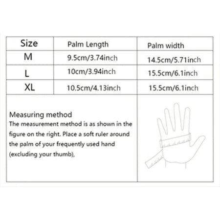 Glove Sizing Chart