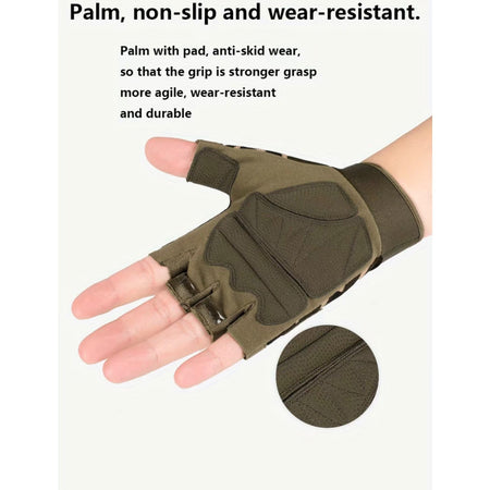 Half Finger Sports Gloves - Camouflage