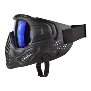 Full Face Protective Mask - Blue Reflective Lens