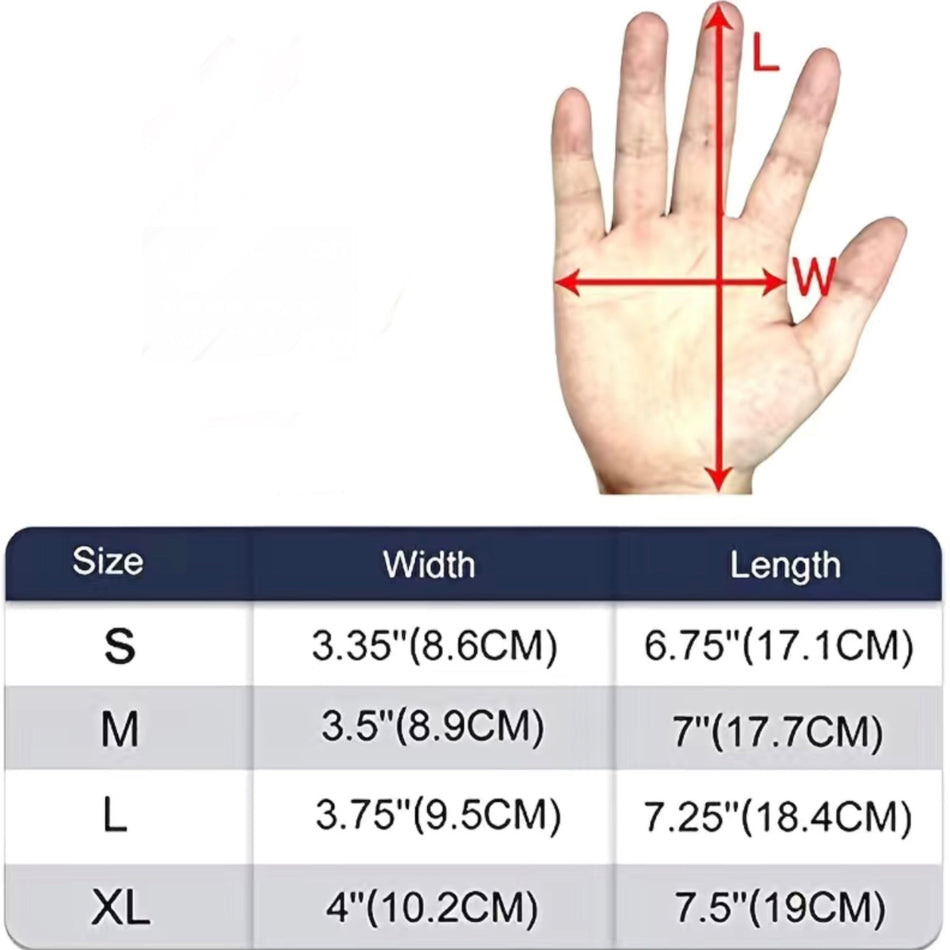 Glove size guide