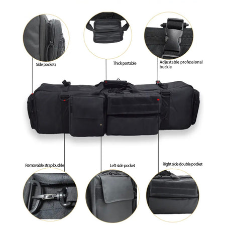 Heavy Duty Double Rifle Bag - Black