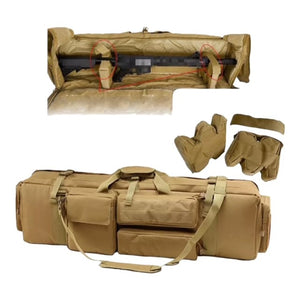Heavy Duty Double Rifle Bag - Tan