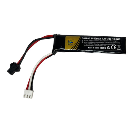 Hong Jie 7.4v 1800mAh LiPo Battery - JST Plug