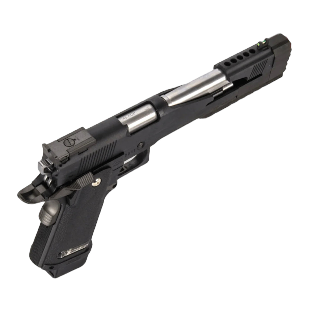 WE Tech 7” Black Dragon Full-Auto Hi-Capa GBB Gel Blaster Pistol - R-Type - WE-H013ATA