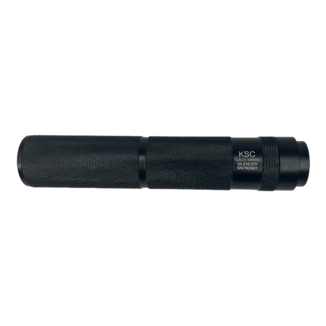 KSC Suppressor - 14mm CCW threaded end for Gel Blasters - Black