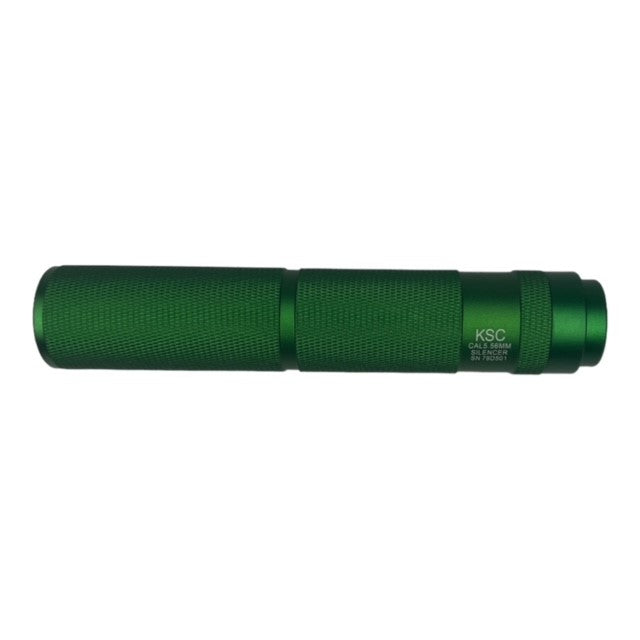 KSC Suppressor - 14mm CCW threaded end for Gel Blasters - Green