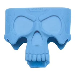 Skull Magazine Assist Base Quick Release Pull Grip - Blue