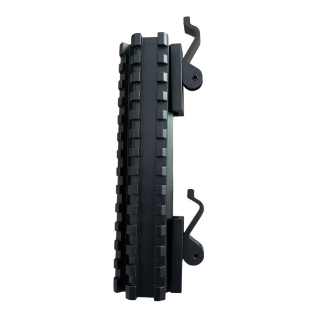 Quick Detach Picatinny Rail Sight Riser Mount - 13 Slot