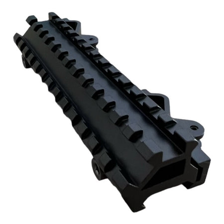 Quick Detach Picatinny Rail Sight Riser Mount - 13 Slot