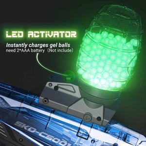 SKD CS001 - Electric LED Hopper Fed Gel Blaster Pistol
