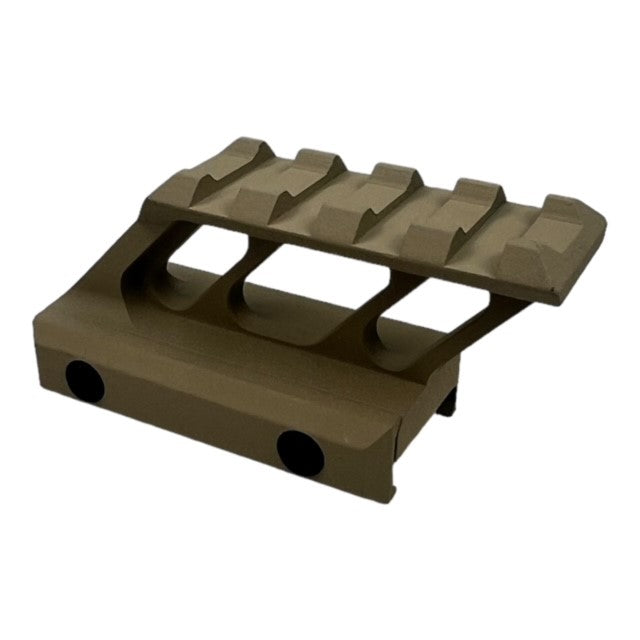 Sight Riser Mount for 21mm Picatinny Rail - Tan