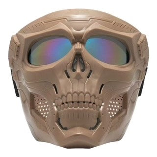 Skull Protective Face Mask - Tan