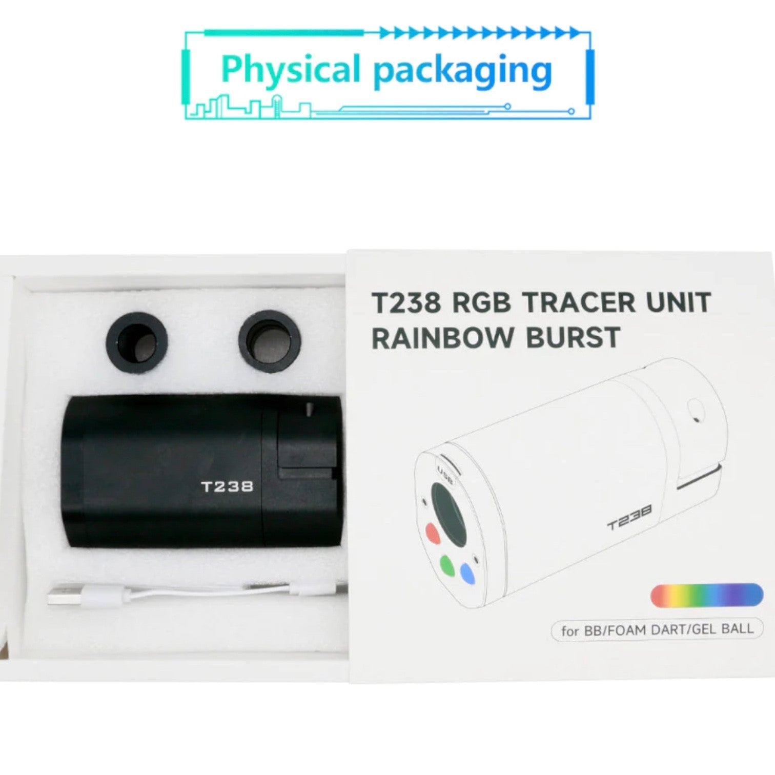 T238 RGB Tracer Unit Rainbow Burst