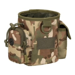 Tactical Molle Utility Dump Pouch with Dual Accessories EDC Pouches - CP Multi-Cam