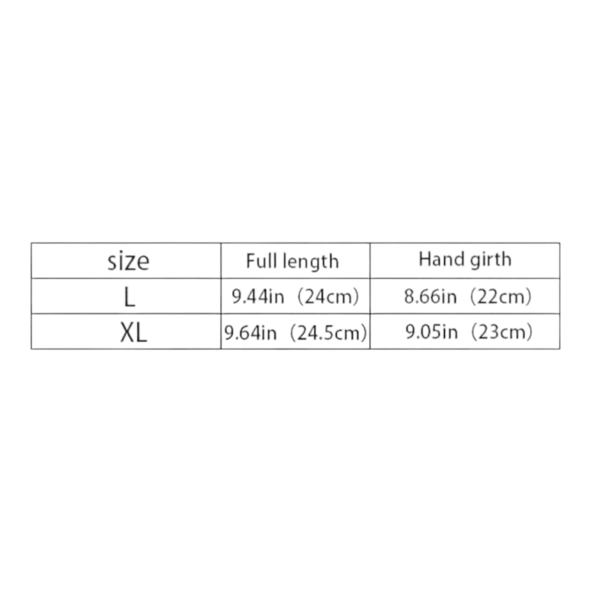 Glove Size Guide