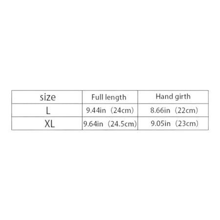 Glove Size Guide