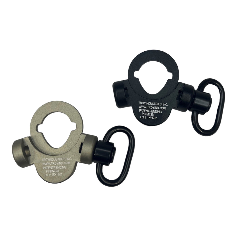 Troy Industries - Buffer Plate with Dual point QD Sling Adaptor & Bonus QD Sling Ring
