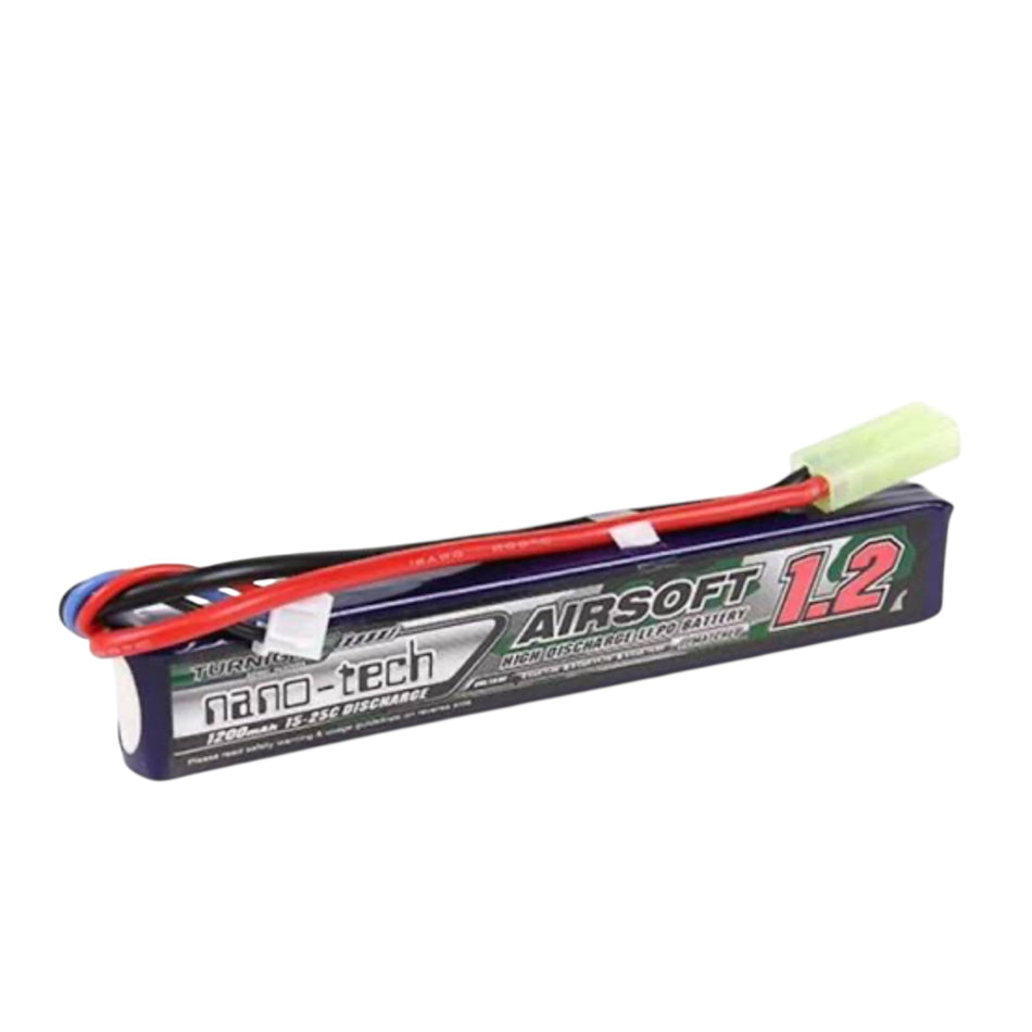 Turnigy Nano-Tech 11.1V 1200mAh Li-Po Battery – Mini Tamiya Plug