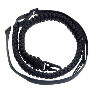 Two-Point Paracord Sling with HK Clips - Black