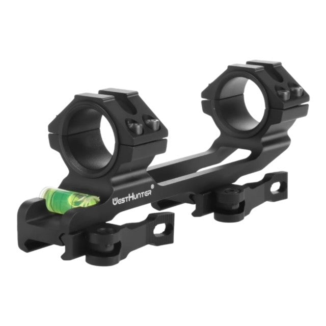 WestHunter Quick Release One Piece Picatinny Scope Mount with Bubble Level Indicator