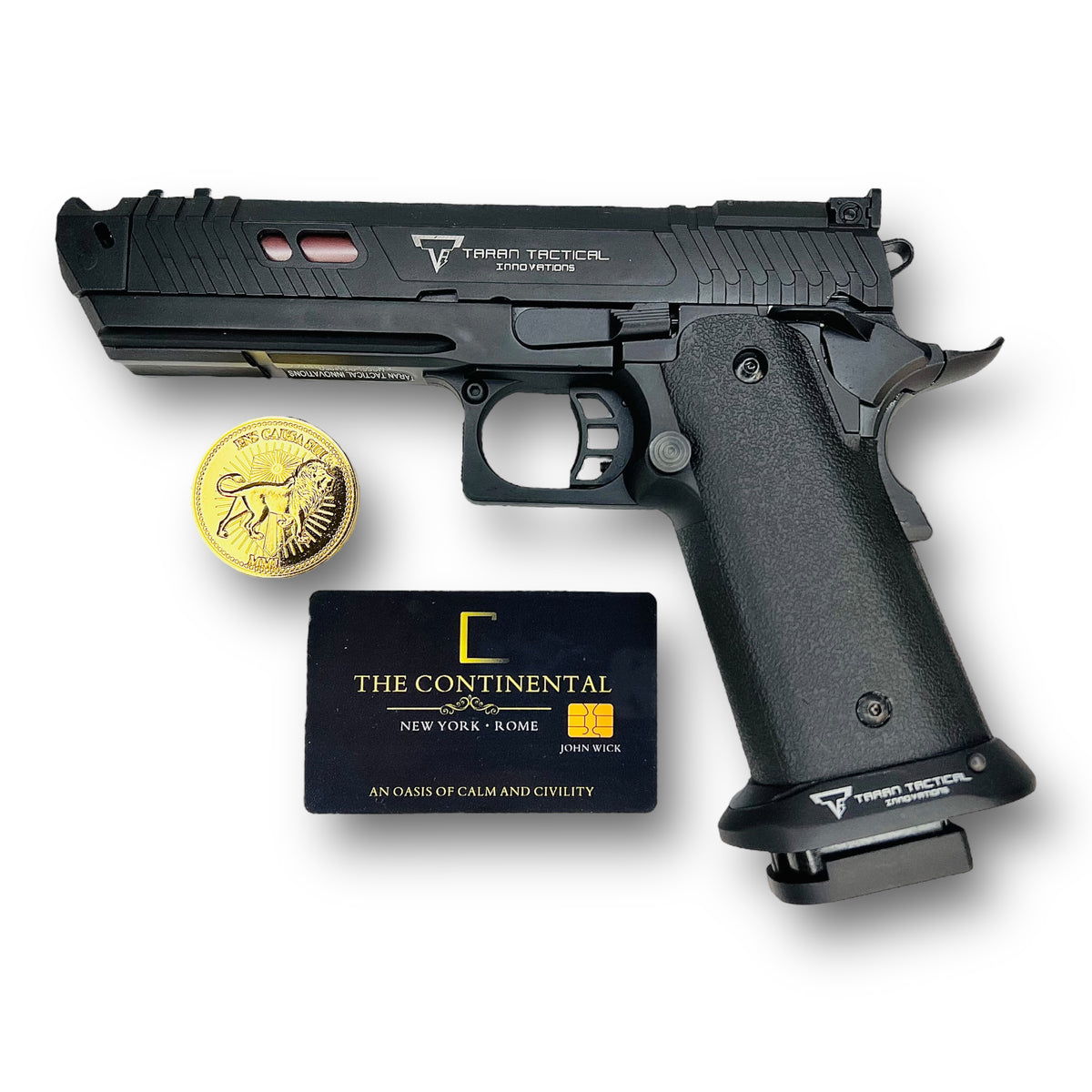 Double Bell TTI 'Pit Viper' 5.1” Hi Capa GBB Gel Blaster Pistol - 'John Wick Chapter 4' Replica - DB 303