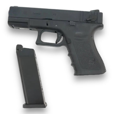 WE Tech Glock G23 Gen4 GBB Full Automatic Gel Blaster Pistol (Black) - WE-G004A-BK