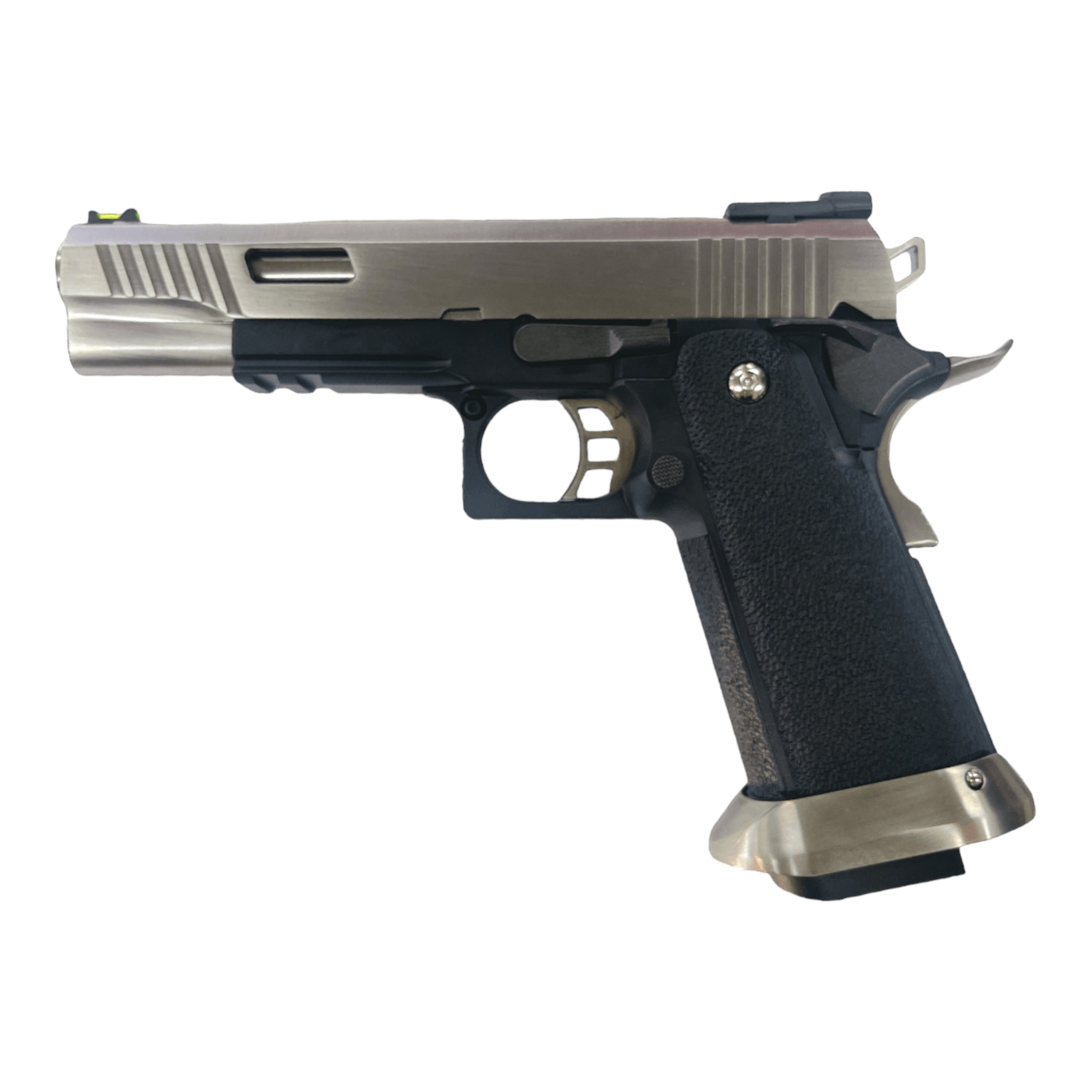 WE Tech 'T-REX' Metal Competition Series Hi-Capa 5.1" GBB Pistol - No Markings - WE-H001WET-SV-GB