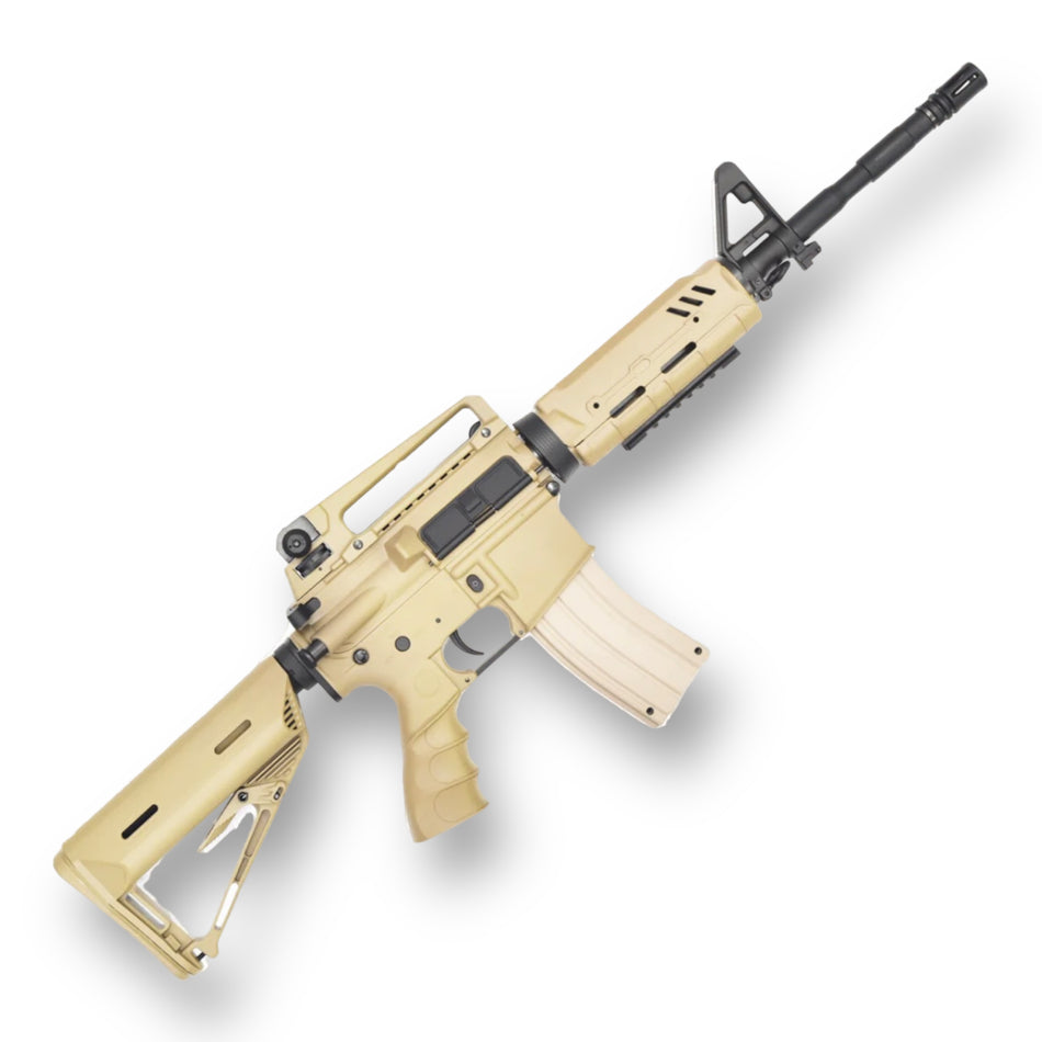 SRC - M4 SR4 ST-Alpha Sportline Polymer AEG Gel Blaster Rifle Replica - Desert Tan - SR4-ST-DT