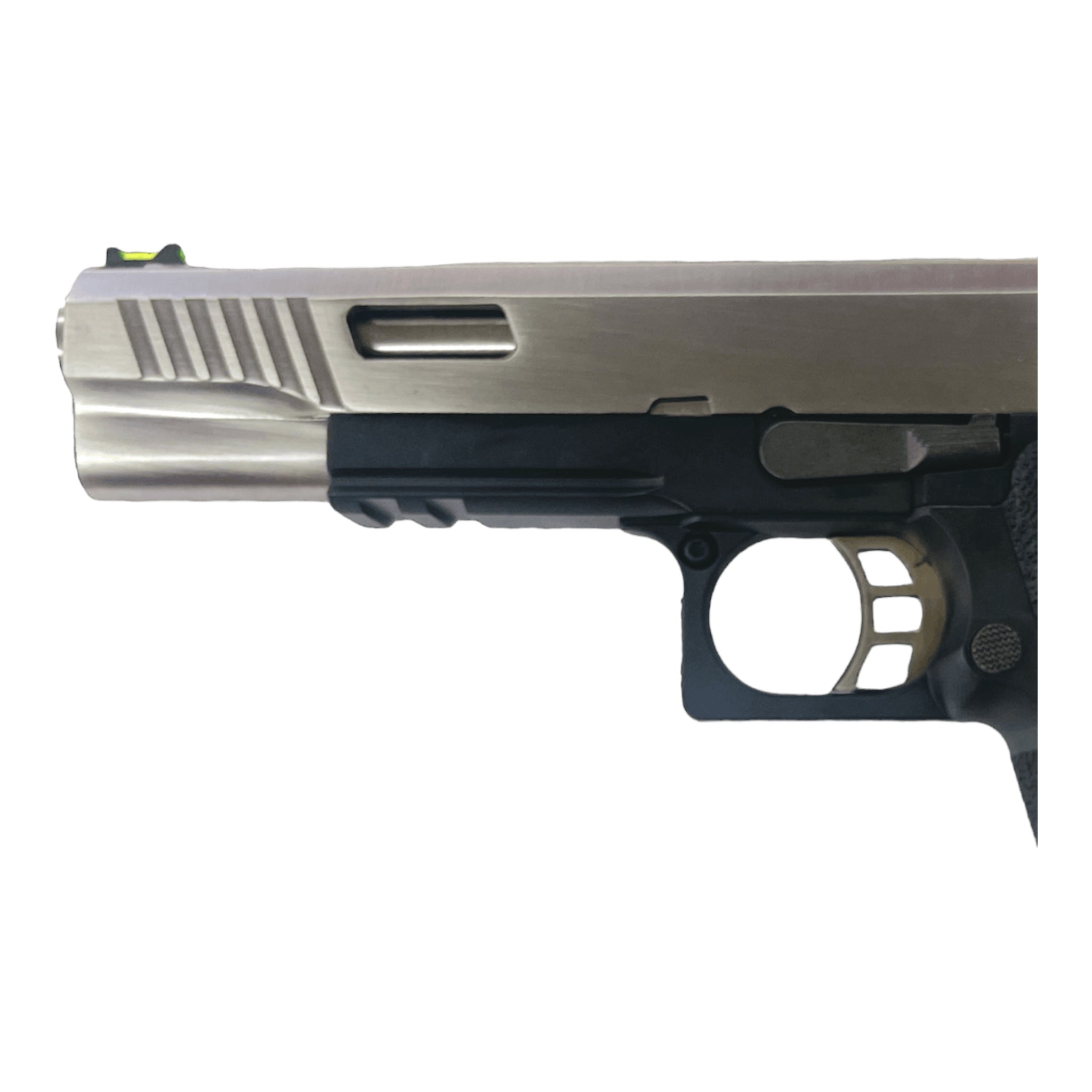 WE Tech 'T-REX' Metal Competition Series Hi-Capa 5.1" GBB Pistol - No Markings - WE-H001WET-SV-GB