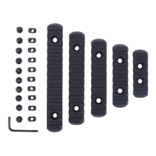 Tactical M-Lok Picatinny Nylon Rail 5 pc set