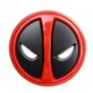 3D Deadpool Decal Badge Sticker