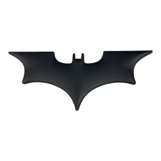 3D Metal Bat Decal Sticker - Black