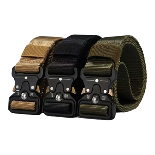 Tactical Cordura Belt with Quick Release Alloy Buckle - 3cm Width