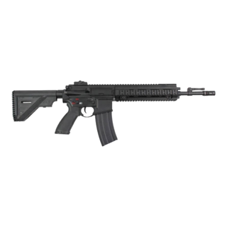 Double Bell - HK416 A5 with 14.5 Inch Barrel AEG Gel Blaster Rifle Replica - Black - DB 818