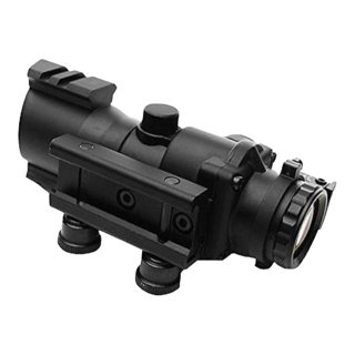 Rifle Scope Belleshi 4 x 32 Red/Green/Blue Triple Illuminated scope & optic fibre battle sights