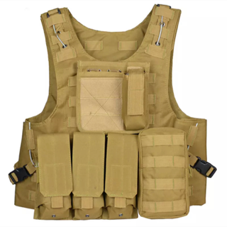 Combat Assault Tactical Plate Carrier Vest - Desert Earth