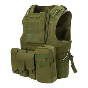 Combat Assault Tactical Plate Carrier Vest - Olive Drab