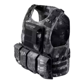 Combat Assault Tactical Plate Carrier Vest - Typhoon Kryptek