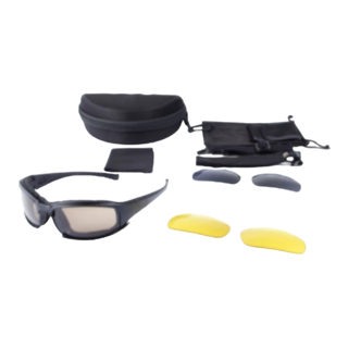 Daisy X7 Polarised UV400 Tactical Multi-lens Glasses