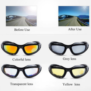 Daisy X7 Polarised UV400 Tactical Multi-lens Glasses