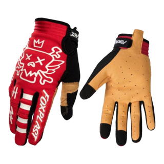 Foxplast Full Finger Sports Gloves - Red