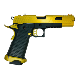 Golden Eagle - Custom painted 5.1 Hi-Capa GBB Gel Blaster Pistol - Gold - VT3345GCP