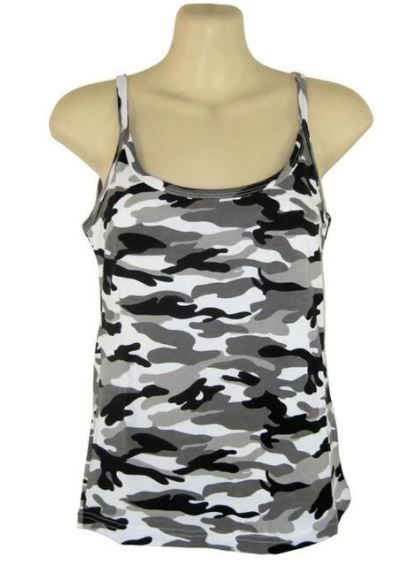 Ladies Urban Camouflage Singlet