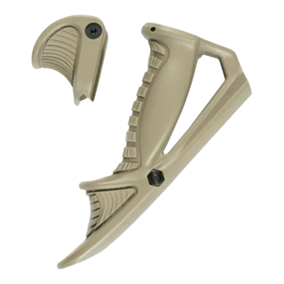 PTK Ergonomic Pointing Hand Stop / Foregrip - Tan