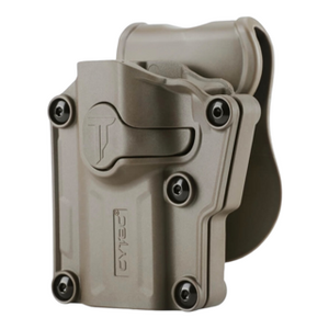 Cytac - Mega Fit Universal Holster with Paddle Attachment - Left Hand - Desert Earth